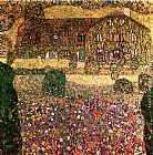 Gustav Klimt Wall Art - Country House by the Attersee